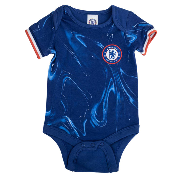 Chelsea FC 2024/25 Season 2 Pack Bodysuit 9-12 Mths