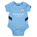 Manchester City FC 24/25 Season 2 Pack Bodysuit 0-3 Mths