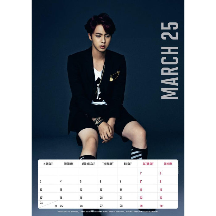 BTS A3 Calendar 2025