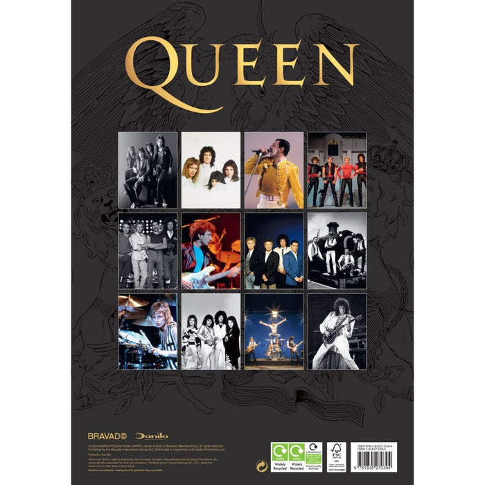 Queen A3 Calendar 2025