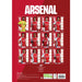 Arsenal FC A3 Calendar 2025