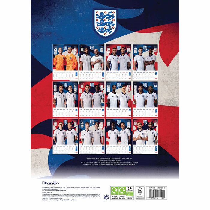 England FA A3 Calendar 2025