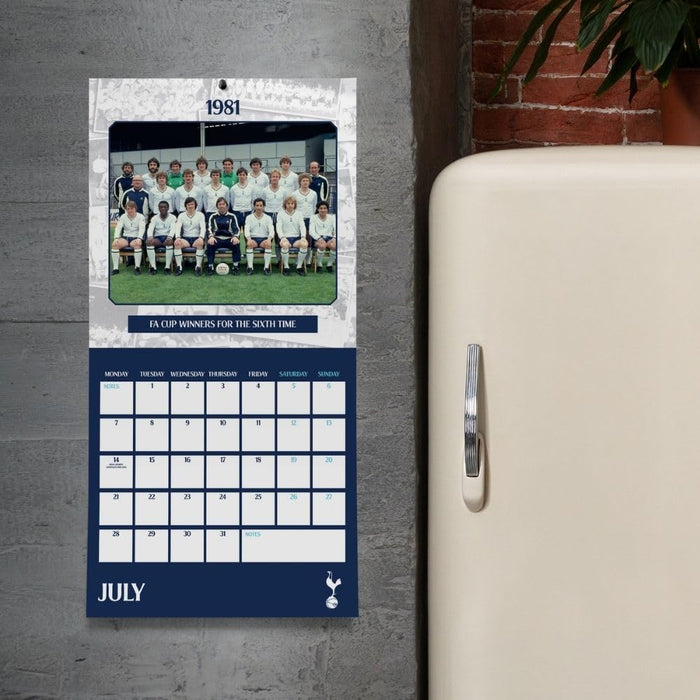 Tottenham Hotspur FC Legends Square Calendar 2025