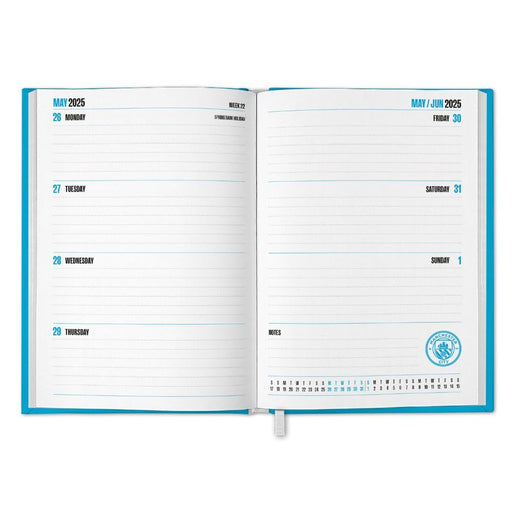 Manchester City FC A5 Diary 2025