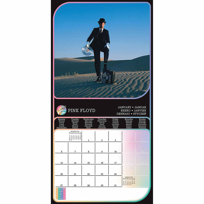 Pink Floyd Square Calendar 2025