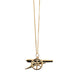 Arsenal FC 18ct Gold Plated on Silver Cannon Pendant & Chain