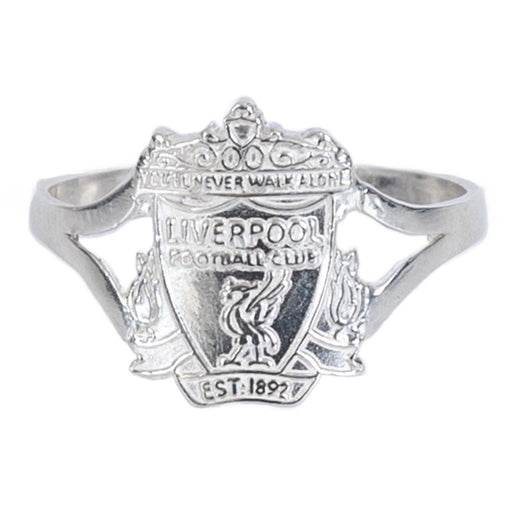 Liverpool FC Sterling Silver Split Shank Ring Small