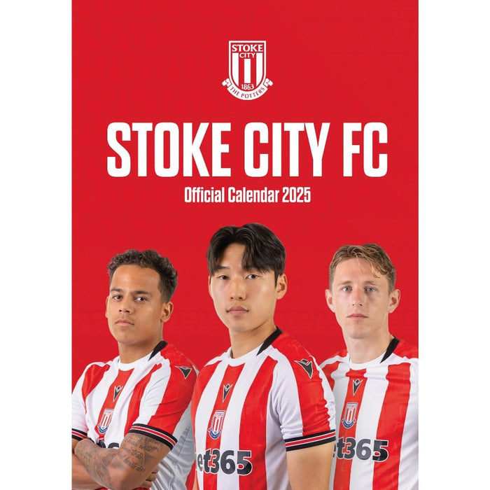 Stoke City FC A3 Calendar 2025