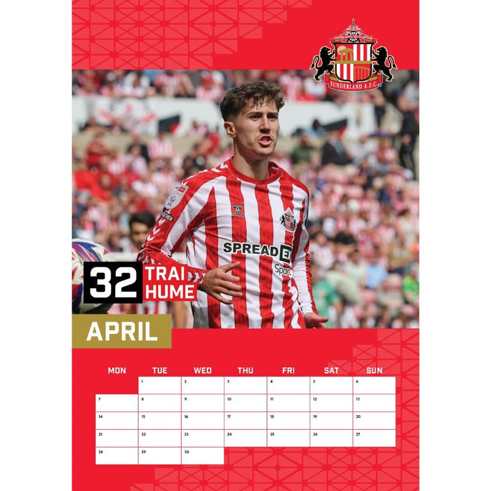 Sunderland AFC A3 Calendar 2025