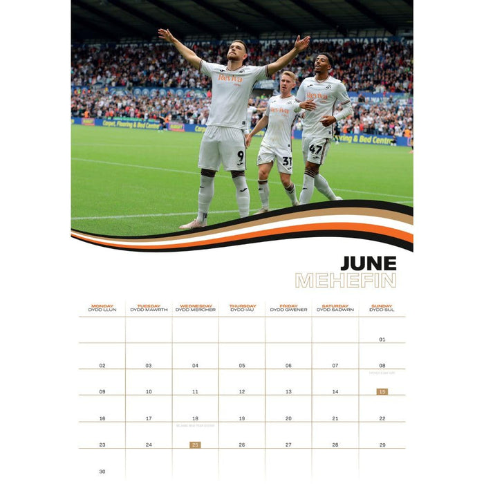 Swansea City AFC A3 Calendar 2025