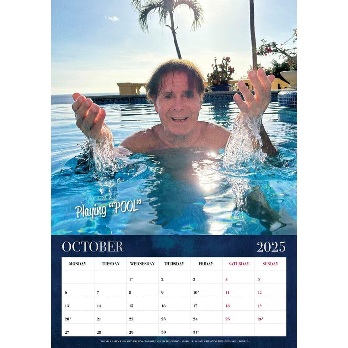 Cliff Richard A3 Calendar 2025