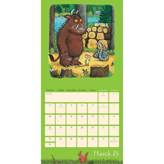 The Gruffalo Square Calendar 2025