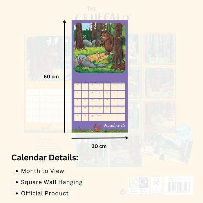 The Gruffalo Square Calendar 2025