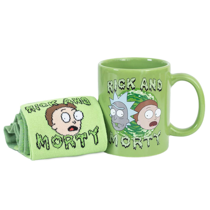 Rick And Morty Mug & Sock Set