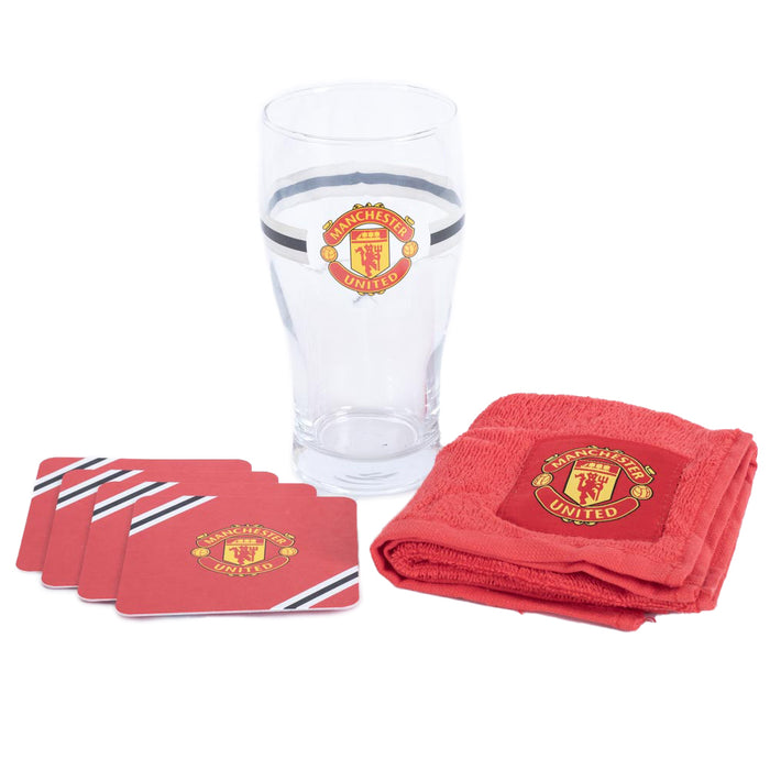 Manchester United FC Core Stripe Mini Bar Set