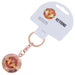 Manchester United FC Rose Gold Ball Keyring