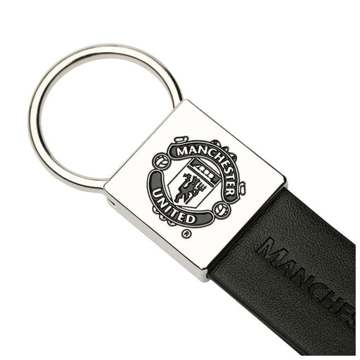 Manchester United FC Faux Leather Key Fob