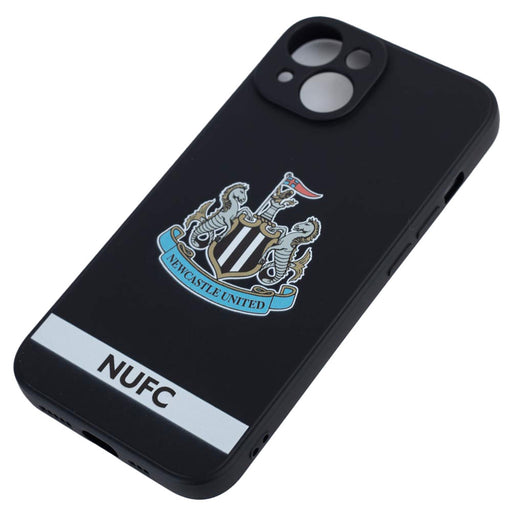 Newcastle United FC iPhone 15 Crest Silicone Case