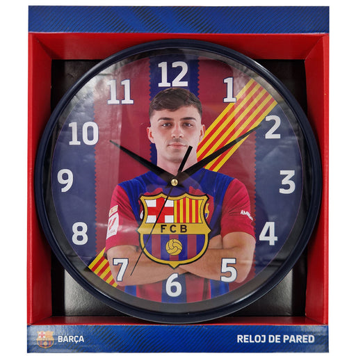 FC Barcelona Pedri Wall Clock