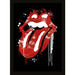 The Rolling Stones Graffiti Lips Picture 16 x 12