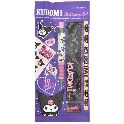 Kuromi 6pc Stationery Set