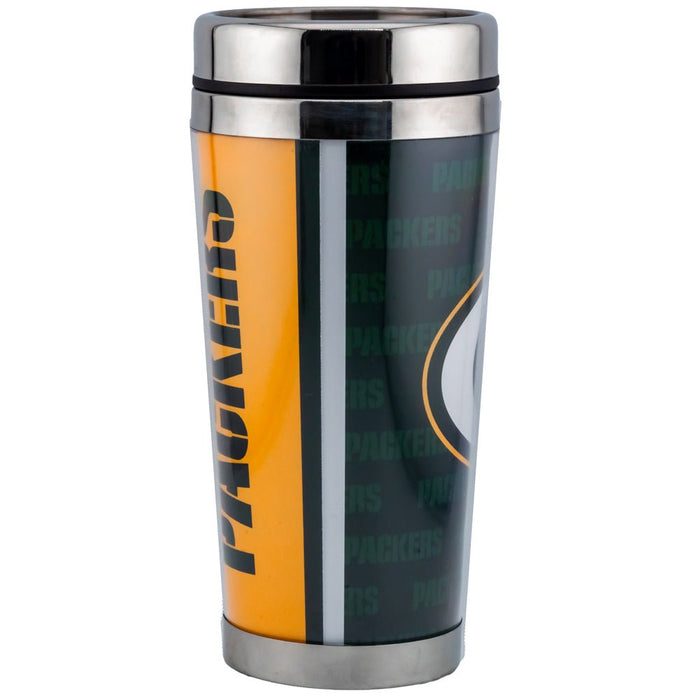 Green Bay Packers Full Wrap Travel Mug - Excellent Pick