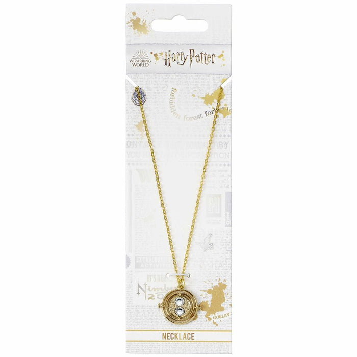 Harry Potter Gold Plated Fixed Time Turner Necklace - Excellent Pick