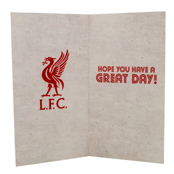 Liverpool FC Birthday Card Retro - Excellent Pick