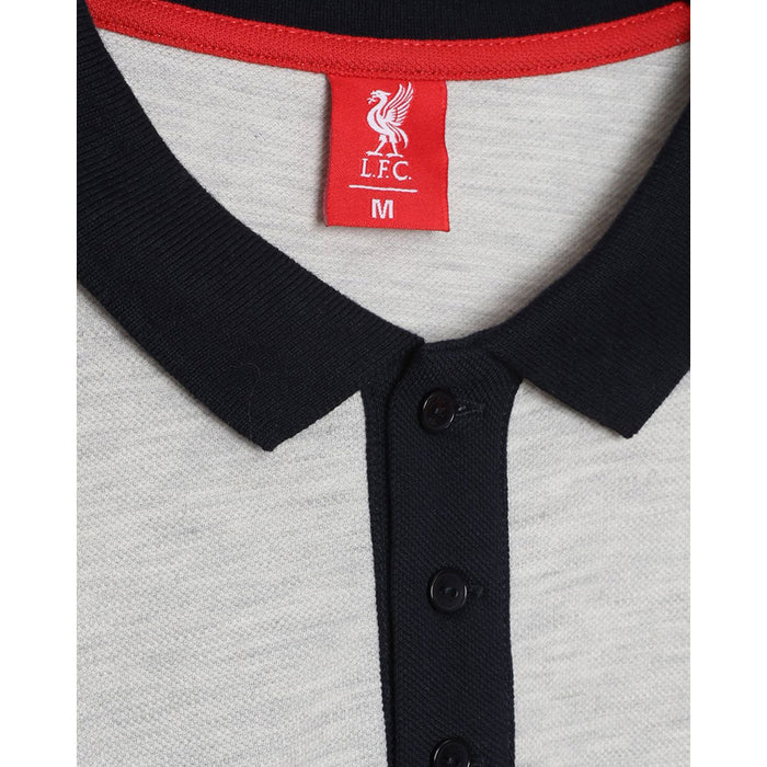 Liverpool FC Colour Block Polo Mens Navy Large - Excellent Pick