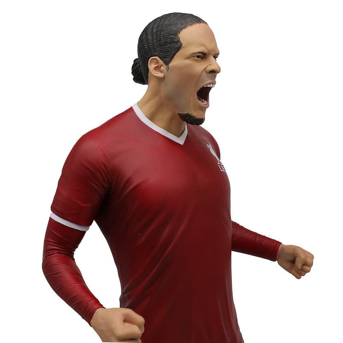 Liverpool FC Football's Finest Virgil Van Dijk Premium 60cm Statue - Excellent Pick