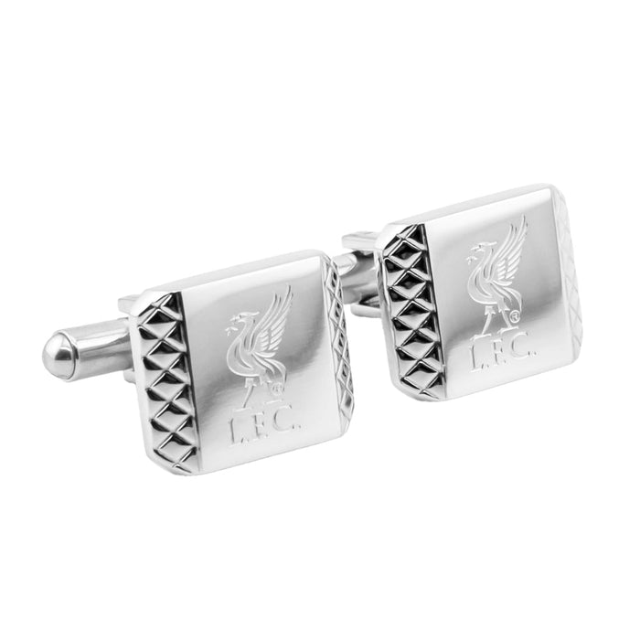 Liverpool FC Stainless Steel Patterned Cufflinks - Excellent Pick