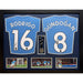 Manchester City FC Rodri & Gundogan Signed Shirts & Medal (Dual Framed) - Excellent Pick