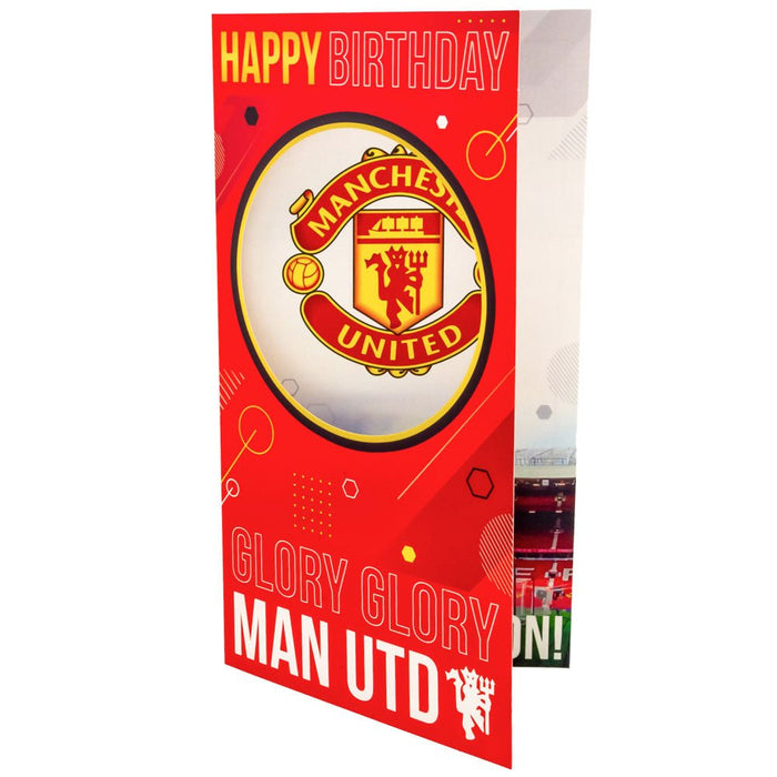 Manchester United FC Glory Glory Birthday Card - Excellent Pick