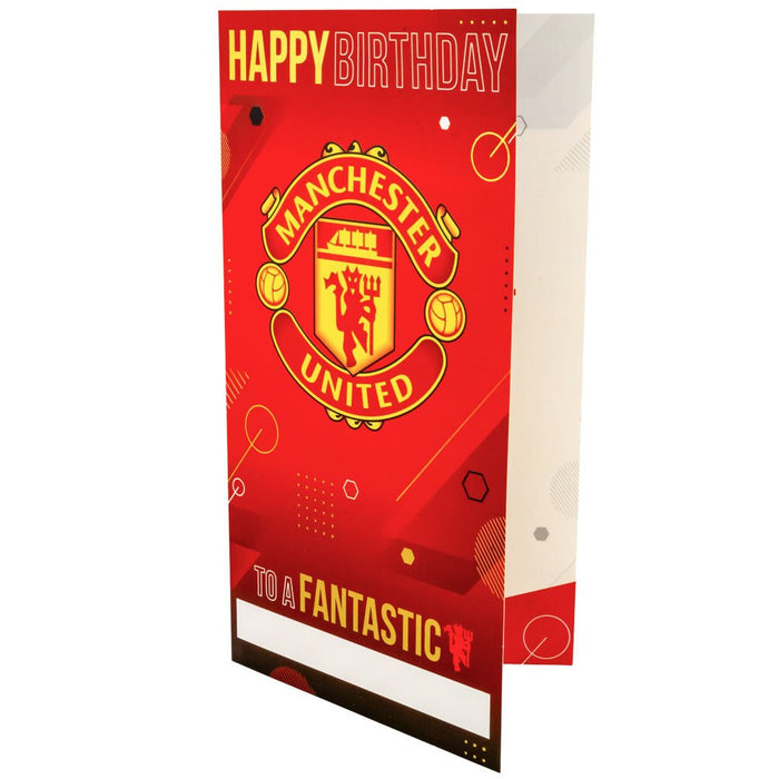 Manchester United FC Personalised Birthday Card - Excellent Pick