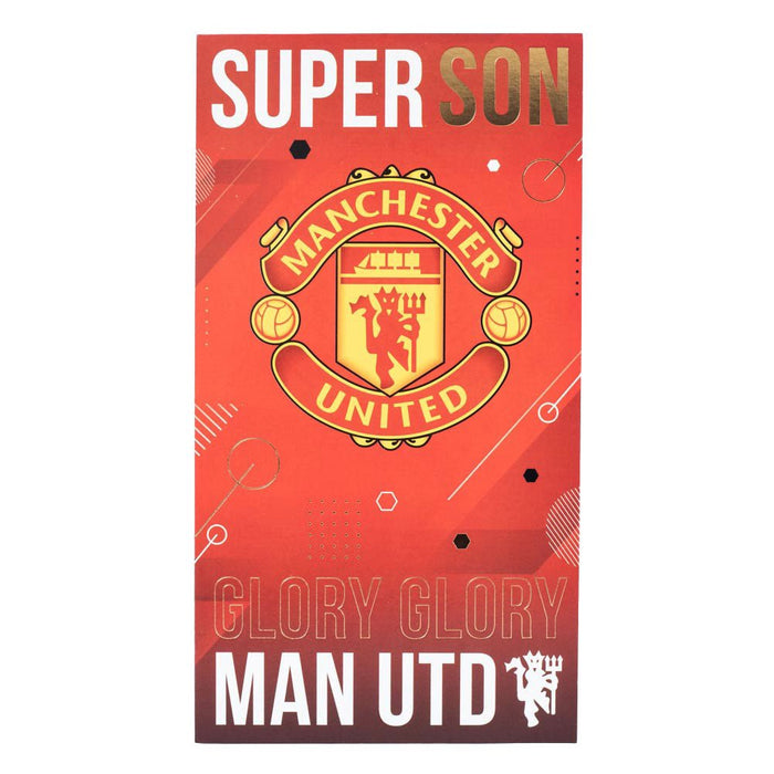 Manchester United FC Super Son Birthday Card - Excellent Pick