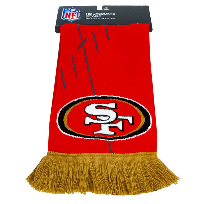 San Francisco 49ers HD Jacquard Scarf - Excellent Pick