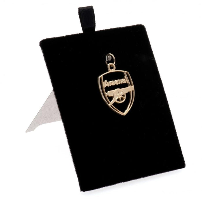 Arsenal FC 9ct Gold Pendant Crest - Excellent Pick