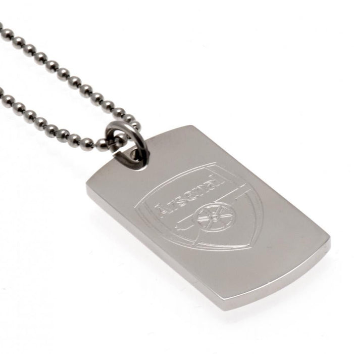 Arsenal FC Engraved Dog Tag & Chain - Excellent Pick