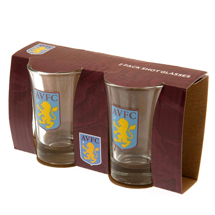 Aston Villa FC 2pk Shot Glass Set - Excellent Pick