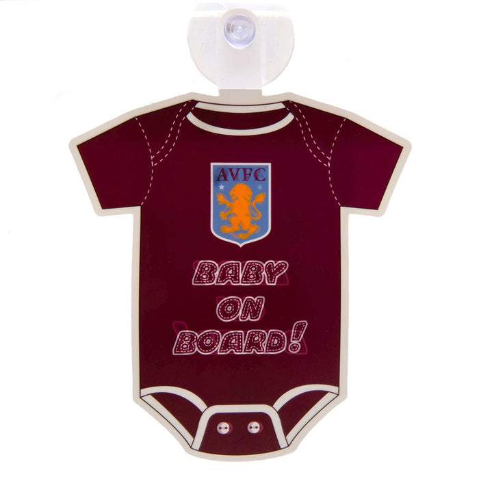 Aston Villa FC Baby On Board Sign - Excellent Pick