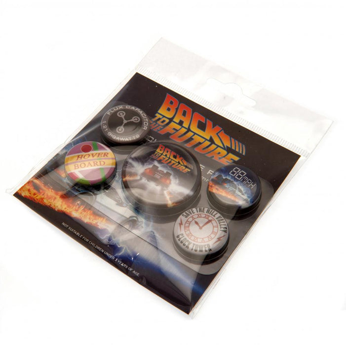 Back To The Future Button Badge Set - Excellent Pick