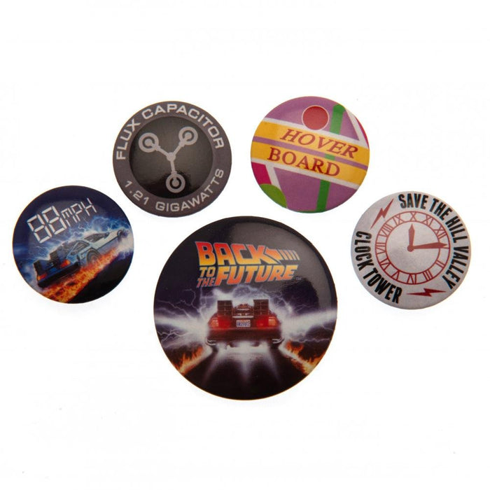 Back To The Future Button Badge Set - Excellent Pick