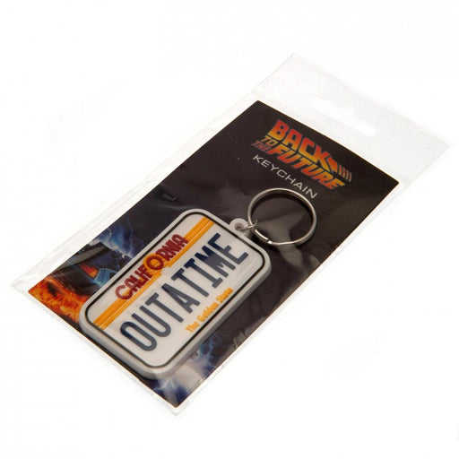 Back to the Future Pvc Keyring License Plate - Excellent Pick