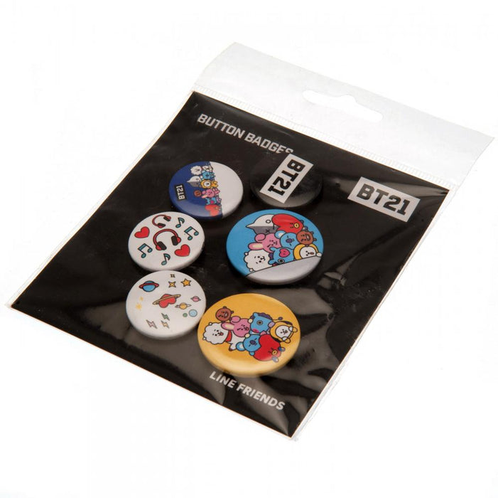 BT21 Button Badge Set - Excellent Pick