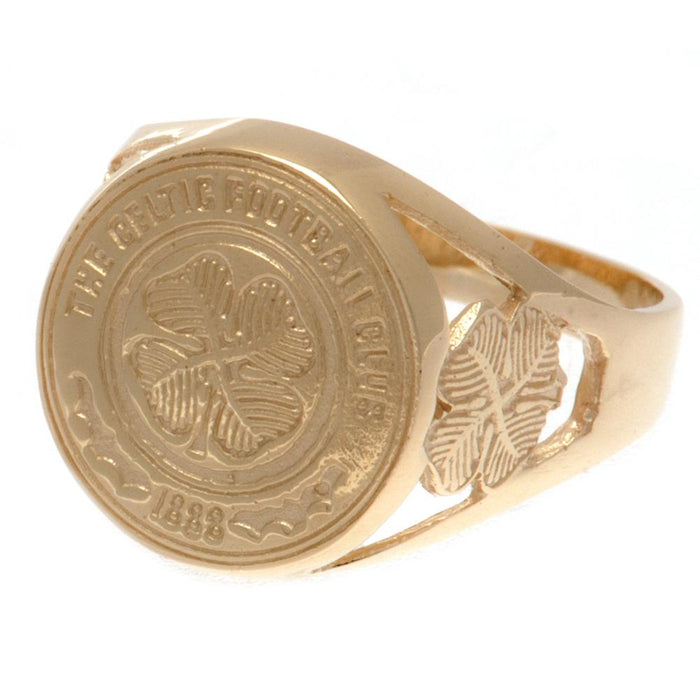 Celtic FC 9ct Gold Crest Ring Large - Excellent Pick