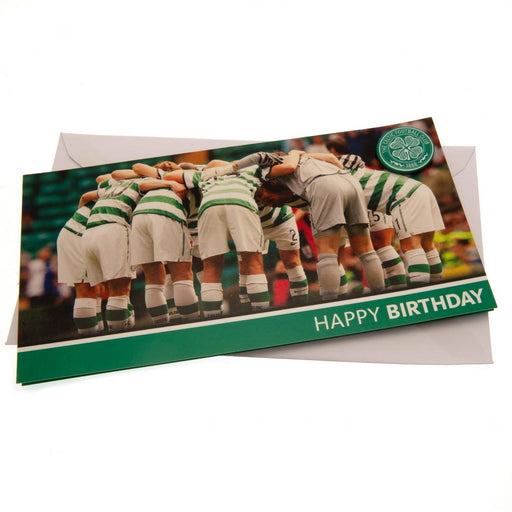 Celtic FC Birthday Card Huddle - Excellent Pick