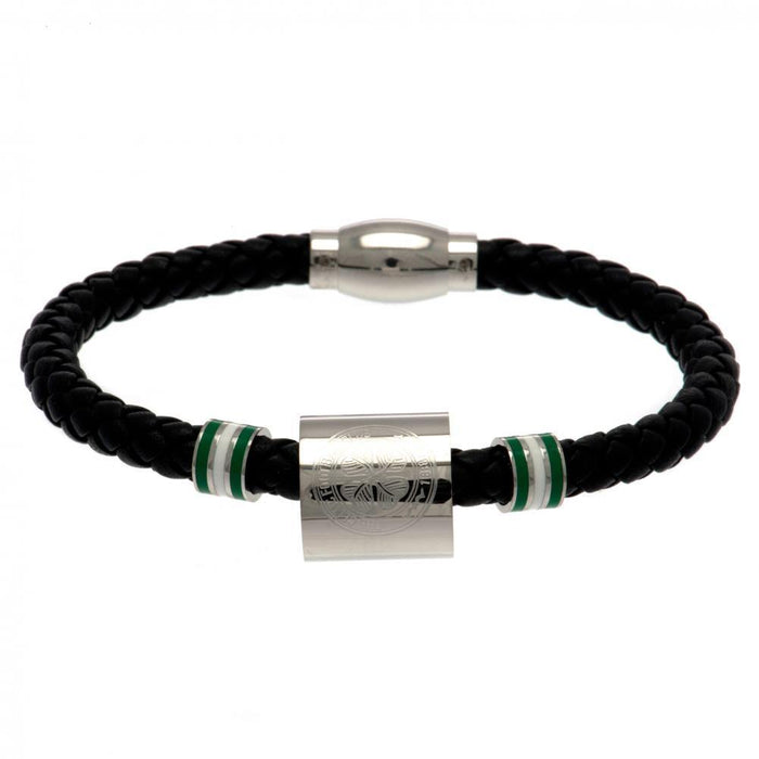 Celtic FC Colour Ring Leather Bracelet - Excellent Pick