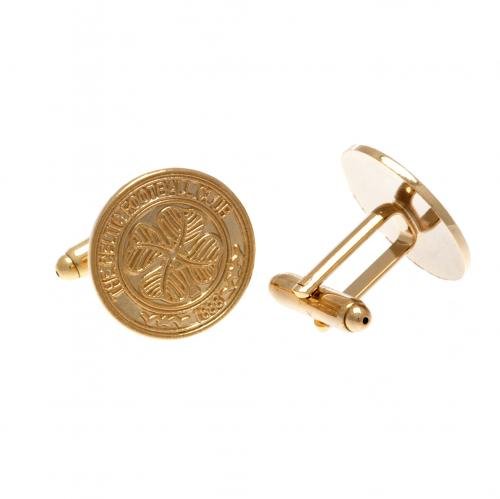 Celtic FC Gold Plated Cufflinks - Excellent Pick