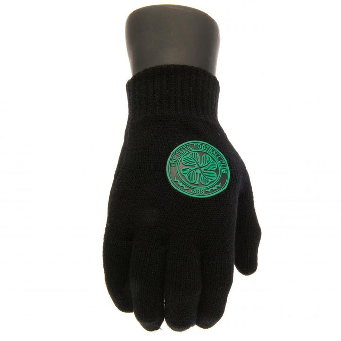 Celtic Fc Knitted Gloves Adults - Excellent Pick