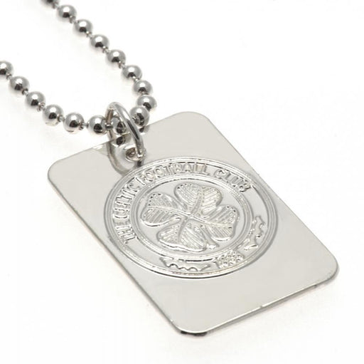 Celtic FC Silver Plated Dog Tag & Chain - Excellent Pick